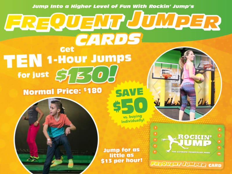 Burlington Rockin Jump Gift Cards