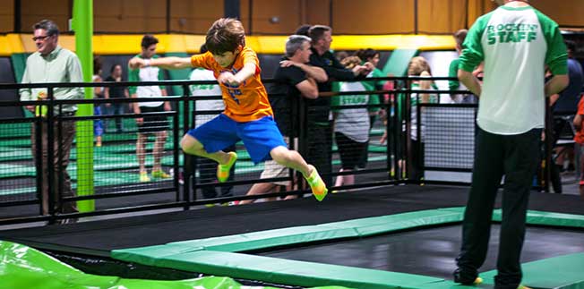 Bangkok Trampoline Park Jumping at Rockin Jump