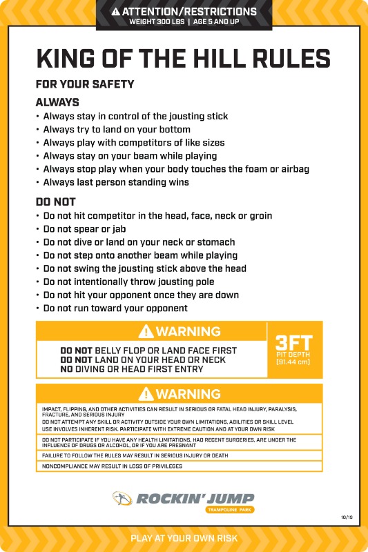 "King Of The Hill Rules" (RJ-145)