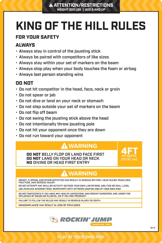 "King Of The Hill Rules" (RJ-146)
