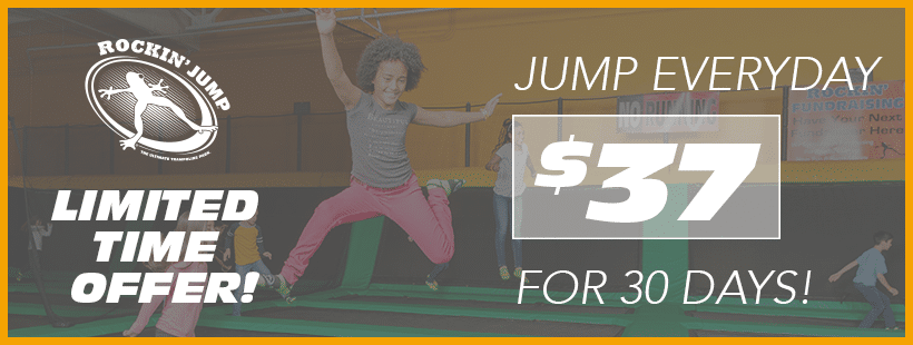 30 Day Pass Rockin Jump San Jose