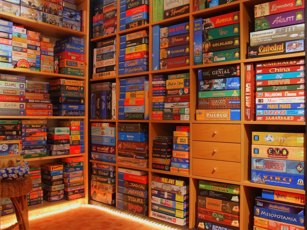 family game night board game collection