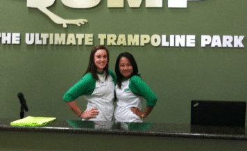 Trampoline Park Jump Safe Front Desk