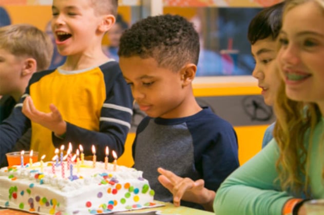 Rockin Jump Birthday Party and Birthday Cake