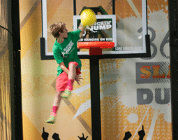 Fun indoor kids basketball